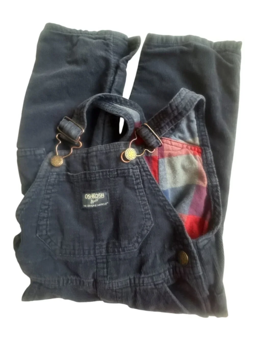 Oshkosh Blue Corduroy 18 months Overalls